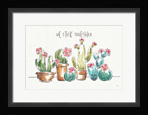 Framed Desert Bloom I Print