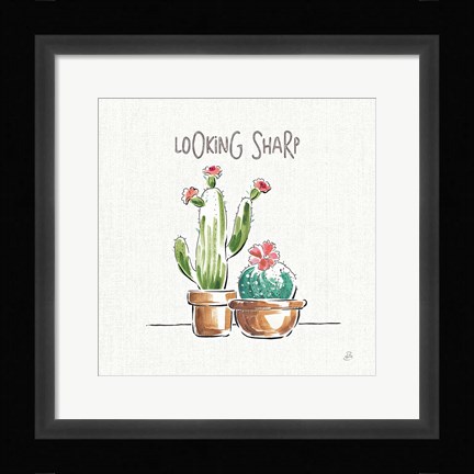 Framed Desert Bloom III Print