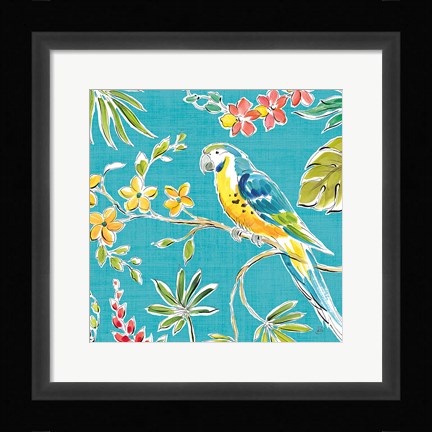 Framed Tropical Oasis IV Print