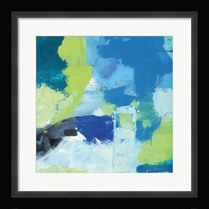 Framed Mountain Reflection II Print