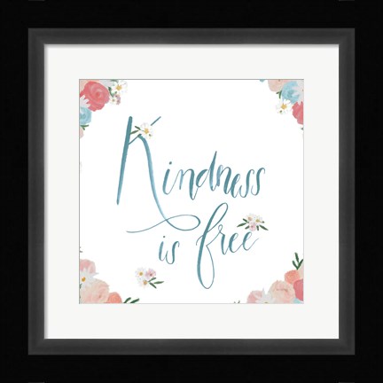 Framed Spirit Stallion V Blush and Teal Print