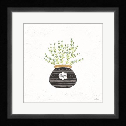 Framed Fine Herbs VI Print