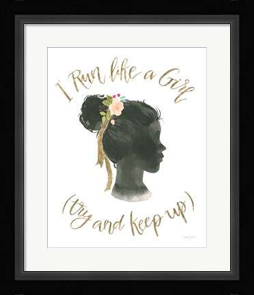 Framed Girl Power IX Print