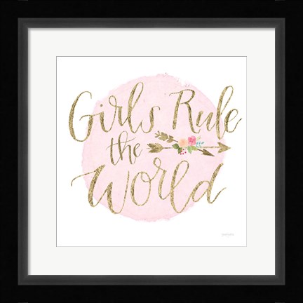 Framed Girl Power III Print