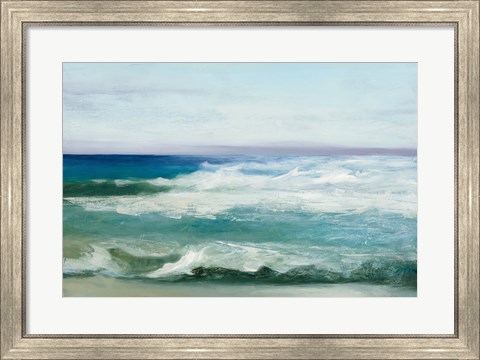 Framed Azure Ocean Print