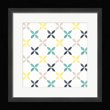Framed Garden Getaway Pattern IIA Print
