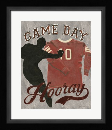 Framed Game Day I Print