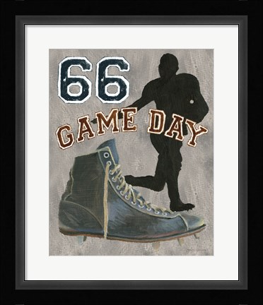 Framed Game Day II Print