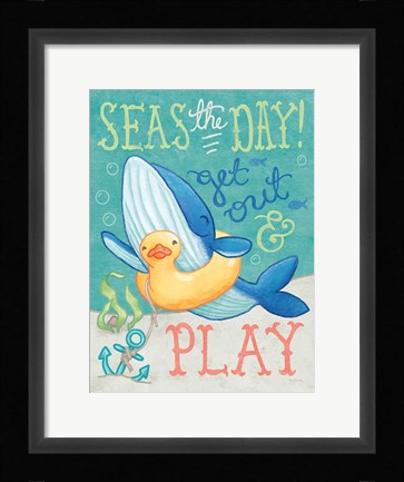 Framed Ocean Friends V Print