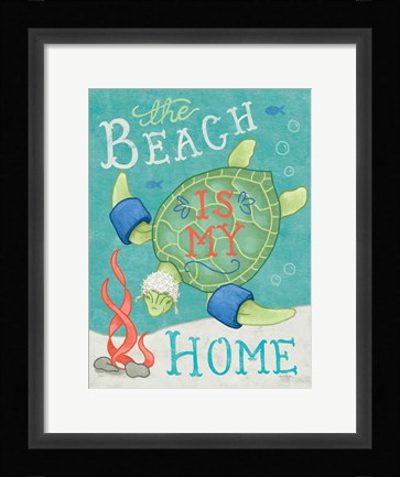 Framed Ocean Friends II Print