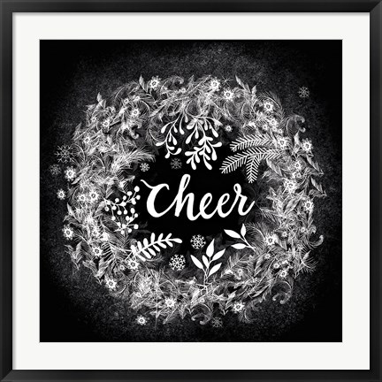 Framed Frosty Cheer Print