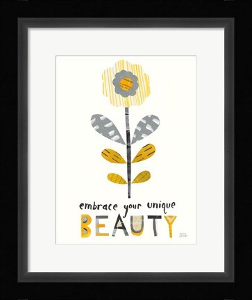 Framed Bloom Boldly II Print