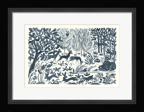 Framed Forest Life II Print