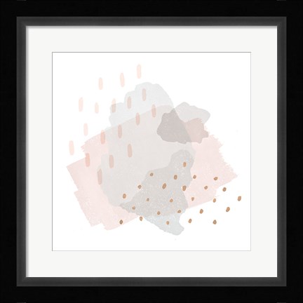 Framed Lovely Blush III Print