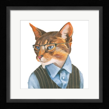Framed Cattitude IV Print