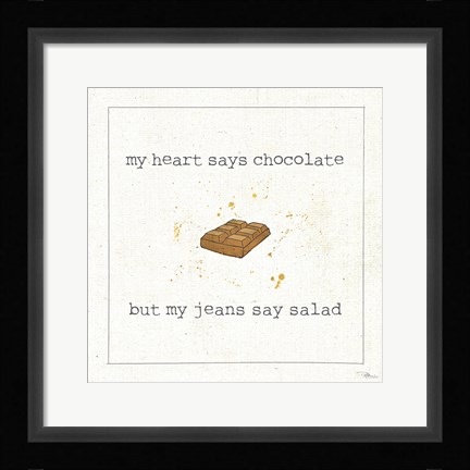 Framed Calorie Cuties IV Print