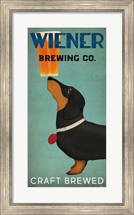 Framed Wiener Brewing Co Print