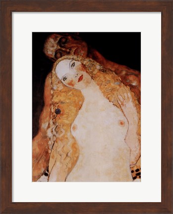 Framed Adam and Eve, c.1917 (detail) Print