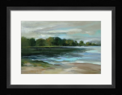 Framed Lake Afternoon Stillness Print
