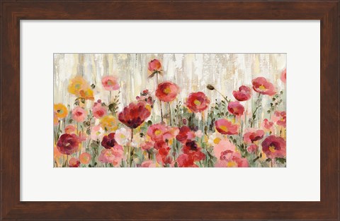 Framed Sprinkled Flowers Print
