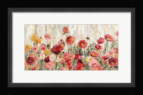 Framed Sprinkled Flowers Print