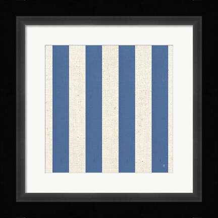 Framed Blue Sky Garden Pattern VA Print