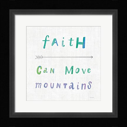 Framed Beliefs I Print