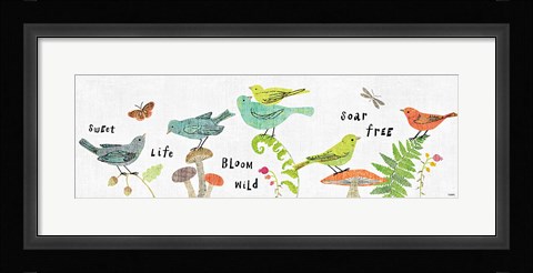 Framed Wild Wings VIII Print