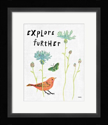 Framed Wild Wings VI Print