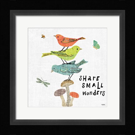 Framed Wild Wings III Print