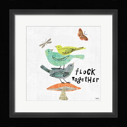 Framed Wild Wings II Print