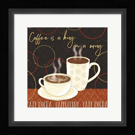 Framed Fresh Coffee III Print