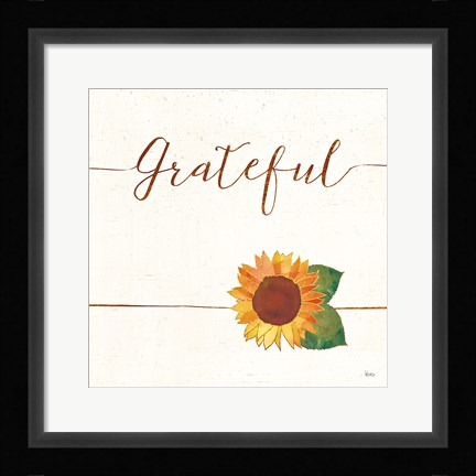 Framed Underlined Fall VIII Print