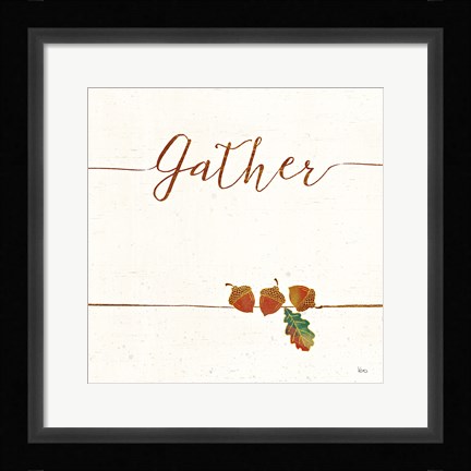 Framed Underlined Fall VI Print