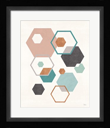 Framed Abstract Geo III Print