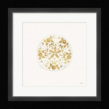 Framed Sea Charms II no Words Print