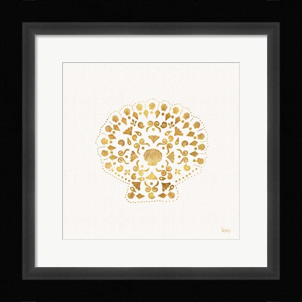 Framed Sea Charms III no Words Print