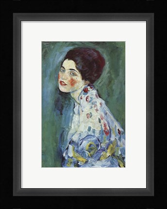 Framed Portrait of a Lady Print