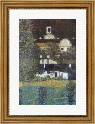 Framed Castle Chamber at Attersee Print