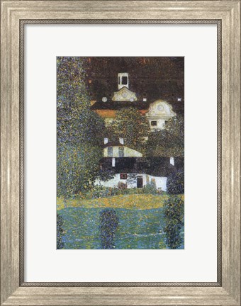 Framed Castle Chamber at Attersee Print