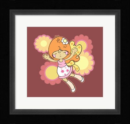 Framed Flying Fairy Print