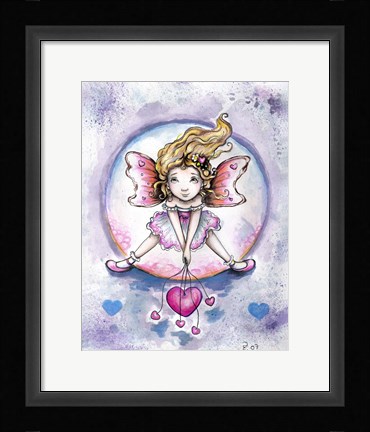 Framed Holding Hearts Print