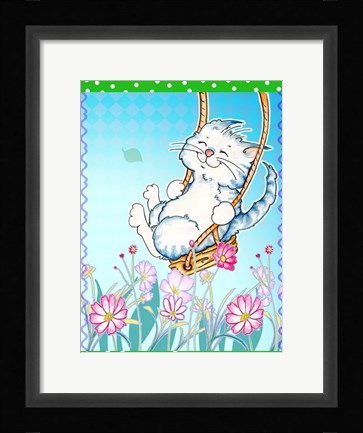 Framed Spring Swing Print