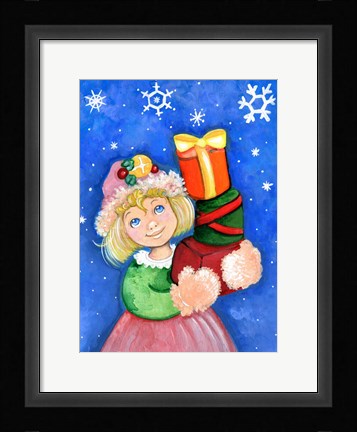 Framed Elf Gifts Print