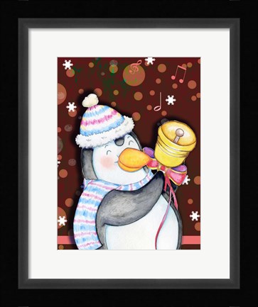 Framed Penguin Bell Print