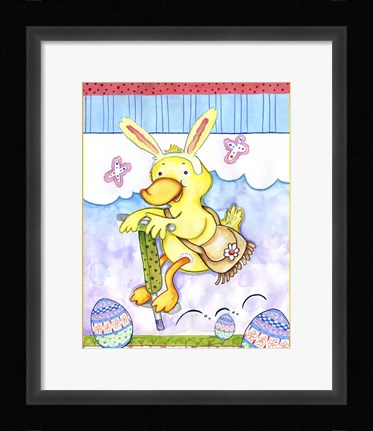 Framed Bunny Hop Print