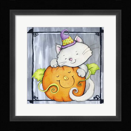 Framed Pumpkin Hugs Print