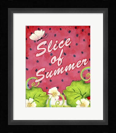 Framed Slice of Summer Print