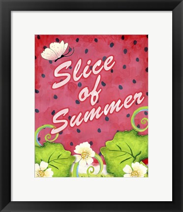 Framed Slice of Summer Print