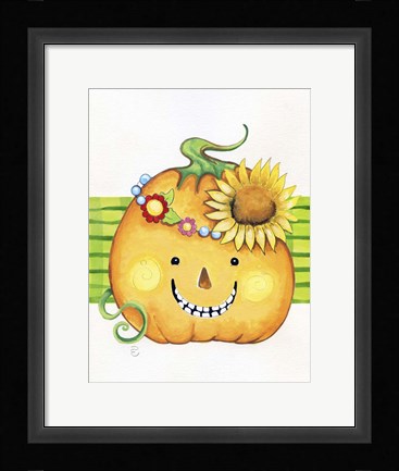 Framed Flower Chain Print